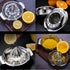 Citrus Lemon Orange Grapefruit Juicer Manual Squeezer 304 Stainless Steel Robust Hand Juicer Reamer Rotation Press with Strainer?10oz Bowl, 2 Pour...