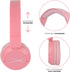 Altec Lansing Kid Safe 2-in-1 Bluetooth Headphones, Safe Volume Limiting, Foldable Design, Enjoy Audio and Protect Your Child's Hearing, Pink...