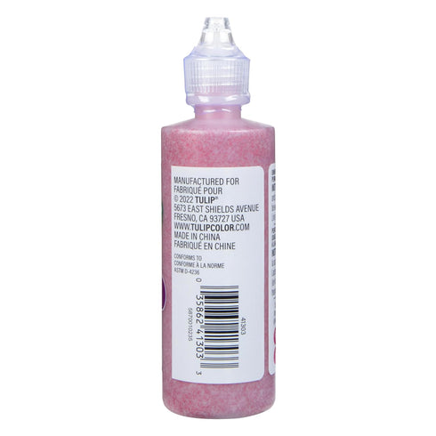 Tulip Puff Fabric Paint, Acrylic Craft Paint, 4 fl oz, Glitter Red, for Clothes, DIY Projects, Non-Toxic...