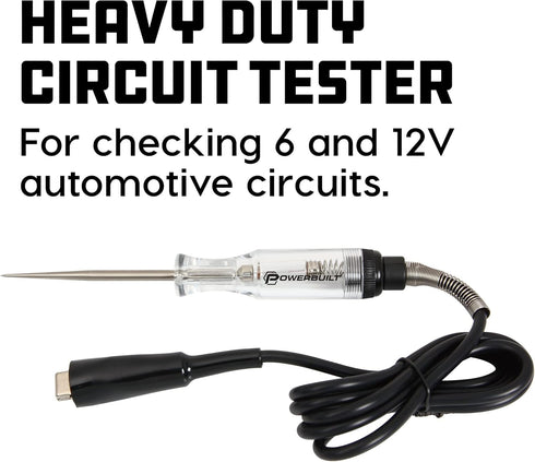 Powerbuilt 648341 Heavy Duty Circuit Tester...