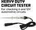 Powerbuilt 648341 Heavy Duty Circuit Tester...