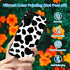 for Nokia C300 6.52" Phone TPU Soft Cover with Cow Print Design for Women Men, Shockproof Protection Basic Case for Nokia C300 N155DL...