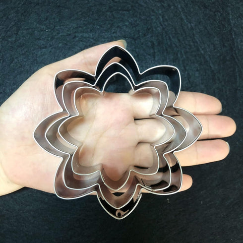 Sunflower Cookie Cutter Set-Size 3.8" 3.1" 2.6"-3 Piece-Cookie Cutters for You Are My Sunshine Baby Shower Birthday Party Decorations...
