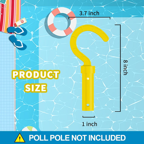 Hook for All Robotic Pool Cleaner, Accessories Hook Customized for Pool Vacuum Robot Including Cordless,above Ground and Underwater,Attaches to Te...