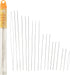 The Beadsmith 18-Piece Big Eye Beading Needle Assortment, 6 Sizes, 1.75”-5”, 3 Needles Per Size – Sharp Points, Use for General Sewing, Weaving an...