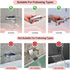Bath Helper - Bath Tub Faucet Extender - Guides Water Directly from Faucet to Baby Bath Tub Without Excessive Water Waste and Splashing (Pink)...