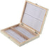 Acogedor Microscope Slides Storage Box, 100-Places Wooden Slide Storage Box with Lock Storage, Wooden Box for Microscope Slides, Lab Glass Prepare...