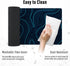 Ovenbird Gaming Mouse Pad with Stitched Edges, Topographic Map Blue Mouse Pad, Extended XL Mousepad with Anti-Slip Base, Cool Large Mouse Pad for ...