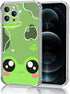 Clear Cute Frog Phone Case iPhone 12 Pro Max Case - 6.7 Inch Kawaii Green Frog iPhone Case, Non-Slip Pattern Design and Shock Absorption, Gel Fram...
