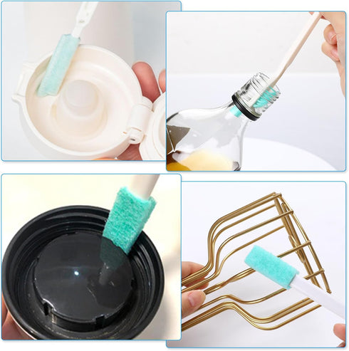 8 Pcs Small Cleaning Brushes for Household, Tiny Cleaning Tools Detailed Cleaning Brushes Crevice Tiny Cleaning Brush for Window Detail Small Clea...
