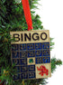 Bingo Ornament Christmas Tree Decoration Keepsake Acrylic Game Card Holiday Home Decor...