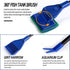 Fish Tank Cleaning Tools, 5 in 1 Cleaning Tool Kit, Aquarium Clean Set,Fish Net Gravel Rake Algae Scraper Fork Sponge Brush Glass Cleaner Tools Ki...