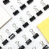120Pcs Mini Binder Clips, 5/8 inch(15mm), Paper Clamps Small Size for Office Supplies, Black...
