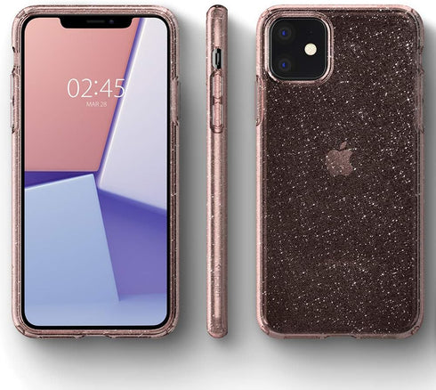 Spigen Liquid Crystal Glitter Designed for iPhone 11 Case (2019) - Rose Quartz...
