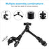 FOMITO 11 inch Magic Arm with Super Clamp - Adjustable Articulating Arm Magic Arm Camera Arm Superclamp w/Hot Shoe Mount 1/4 inch Tripod Screw Com...