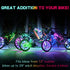 TINANA 2 Tire Pack LED Bike Wheel Lights Ultra Bright Waterproof Bicycle Spoke Lights Cycling Decoration Safety Warning Tire Strip Light for Kids ...
