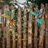 2Pcs Art Hummingbird Home Decor Wall Art Hanging Hardware Handicraft Pendant Metal Wall Art Decor Garden Decoration Orange Blue...