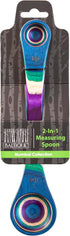 Totally Bamboo Baltique Mumbai Collection 2-in-1 Wooden Measuring Spoon with Tablespoon and Teaspoon Measurements...