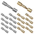 16 Sets Brass Bracket Bolt Fasteners and Stainless Steel Bracket Bolt Fasteners Tool Knife Handle Pins Knife Making Supplies Tactical Lock Rivets ...
