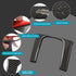 TOMALL Gear Shift Panel Decal Compatible with Honda Civic 2016 2017 2018 2019 2020 2021 Accessories 10th Gen Gear Shift Cover Trim Black Carbon Fi...