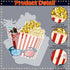 Movie Star Bulletin Board Set Now Starring Bulletin Board for Classroom Decor DIY Photo Crafts Camera Lights Learn Clapperboard Film Tickets Cutou...