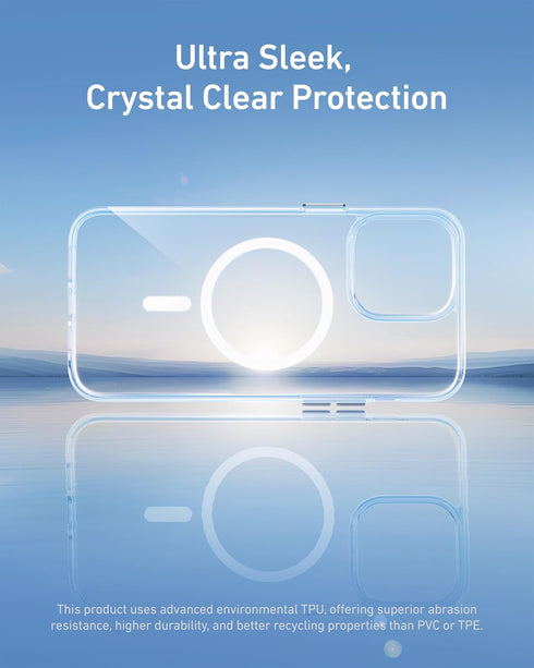 Anker for iPhone iPhone 13 Pro Case, Compatible with MagSafe, Military-Grade Protection, Yellowing Resistant, Scratch-Resistant Back, Magnetic Pho...