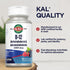 KAL Vitamin B12 Methylcobalamin and Adenosylcobalamin 2000 mcg ActivMelt, B12 Energy Supplements, Metabolism, Nerve, Red Blood Cell Support, High ...