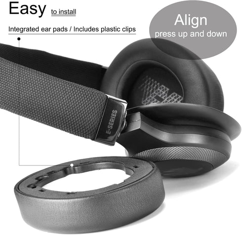 Live 650 BTNC E65BTNC Ear cushion Memory Foam ear pads Replacement Compatible with JBL E65 E65BTNC / DUET NC/LIVE 650BTNC LIVE 660 BTNC Headphones...