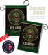 Army Proudly Family Burlap Garden Flag - Armed Forces Rangers United State American Military Veteran Retire Official - House Decoration Banner Sma...