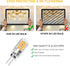 G4 LED Bulb Warm White 3W Equivalent to 20W 30W Halogen Bulbs, 360° Beam Angle AC/DC 12V G4 Bi-Pin LED Light Lamp, Not Dimmable, No Flicker, 10 Pa...