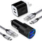 USB C Fast Car Charger for iPhone 16e 16 15 Pro Max Samsung Galaxy A16 A15 A36 A56 S25 S24 FE S23 Ultra Z Flip6 Fold6 A55 A35 A54 A14 A13 5G, Rapi...