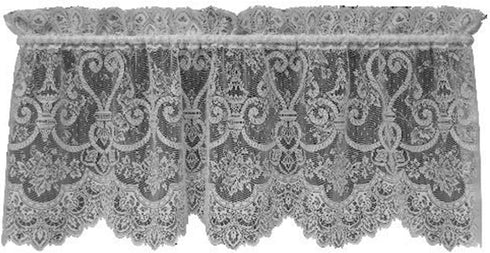 Heritage Lace English Ivy 60-Inch Wide by 22-Inch Drop Valance, Ecru...