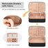 CUBETASTIC Makeup Bag, Travel Make Up Train Case, Large Capacity Cosmetic Organizer Bags with Dividers, Portable Skincare Bag for Women Waterproof...