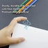 100Pcs Cute Paper Clips Blue Dolphin Exquisite Color Strong Clamp Force Kids Paper Clips for Office School Home...