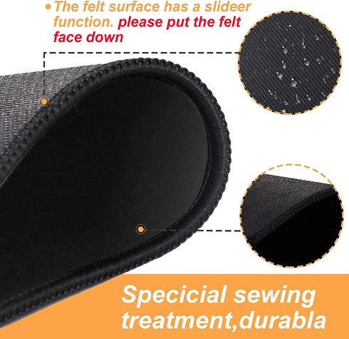 Mixer Slider Mat for Kitchenaid 4.5-5Qt Stand Mixer, Kitchen Appliance Sliding Mat Slide Pad Mixer Mover Slider for KitchenAid 4.5-5 Qt Tilt-Head ...