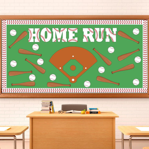 48Pcs Baseball Bulletin Board Set for Baseball Classroom Decorations Sports Bulletin Set Baseball Paper Cutouts for Classroom Baseball Sports Part...