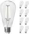 Feit Electric ST19 Vintage Edison LED Light Bulb, 60W Equivalent, Dimmable, 5000K Daylight, 800 Lumens, E26 Base, Retro Filament Light Bulbs, 15,0...
