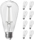 Feit Electric ST19 Vintage Edison LED Light Bulb, 60W Equivalent, Dimmable, 5000K Daylight, 800 Lumens, E26 Base, Retro Filament Light Bulbs, 15,0...