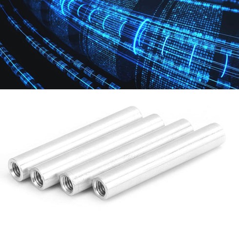 4PCS Female Screw Round Standoff 38mm Aluminum Standoff Screw Nut Threaded Pillar for Robotics Various Connection...