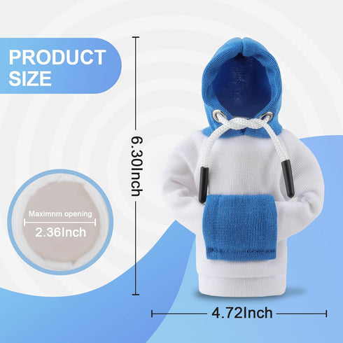 Gear Shift Hoodie, Upgraded Universal Hoodie Car Gear Shift Cover, 2 Pack Funny Shifter Hoodie, 5.9 Inch Car Shifter Stick Protector Decoration(Mi...