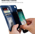 Bocasal for iPhone SE (2022)/SE (2020)/8/7 Wallet Case with Card Holder PU Leather Magnetic Detachable Kickstand Shockproof Wrist Strap Removable ...