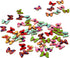 50pcs Mixed Pack 1-inch Colorful Butterfly Wooden Buttons - Retro DIY Handmade Buttons for Children's Crafts and DIY Projects...