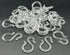 24PCS 1.7Inch Clear Plastic Punch Bowl Cup S Hooks...