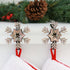 Haute Decor The Original MantleClip Stocking Holders with Removable ZINC Alloy Holiday Icons (2-Pack Snowflake, Oil-Rubbed Bronze)...