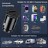 Car Charger, USB car charger fast charging Adapter with 2 Pack Cable 6ft,PD/QC 3.0 type c car charger, Black...