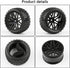4 Pack RC Buggy Tires 12mm Hex Wheels and Tires 1/10 Off Road RC Buggy Wheels and Tires Tyres Set w/Lock Nuts and Wrench for Bandit VXL Tornado HS...