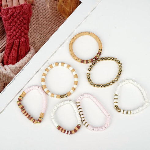Gionlion 3000 Pcs Clay Beads for Bracelets, Bracelet Making kit Golden Beads for Jewelry Making, Charms Bracelet Kit DIY Arts and Crafts Birthday ...
