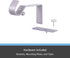 Kenney Fast Fit 5/8" No Measure Curtain Rod Brackets, Brushed Nickel, 2 Count (Pack of 1)...