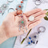 KISSITTY 30-Pieces Dream Catchers Gemstone Charm Pendants Handmade Dangling with Mixed Color Natural Chip Gemstone 107mm Filigree Ethnic Ornament ...