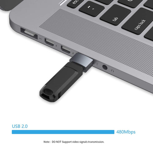 nonda USB C to USB Adapter (2 Pack), USB-C Female to USB Male, USB Type C Female to USB OTG Adapter for MacBook Pro 2015/2013, MacBook Air 2017/20...